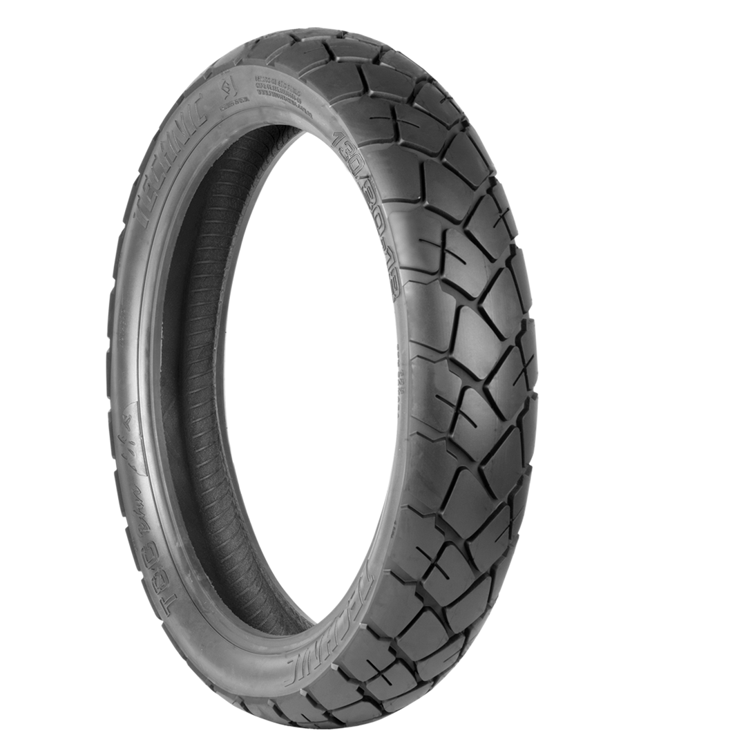 Pneu p/ moto aro 18 * 130/80-18 - tras. tornado, lander, xre 300, ténéré 250/600 e similares (t&c plus) c/câm.